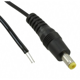 10 pcs : CA-2195 - Cable Assembly 1.7mm ID, 4.75mm OD Plug to Wire Leads Flat 6.0' (1.83m)