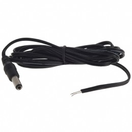 10 pcs : CA-2184 - Cable Assembly 2.5mm ID, 5.5mm OD Plug to Wire Leads Flat 6.0' (1.83m)