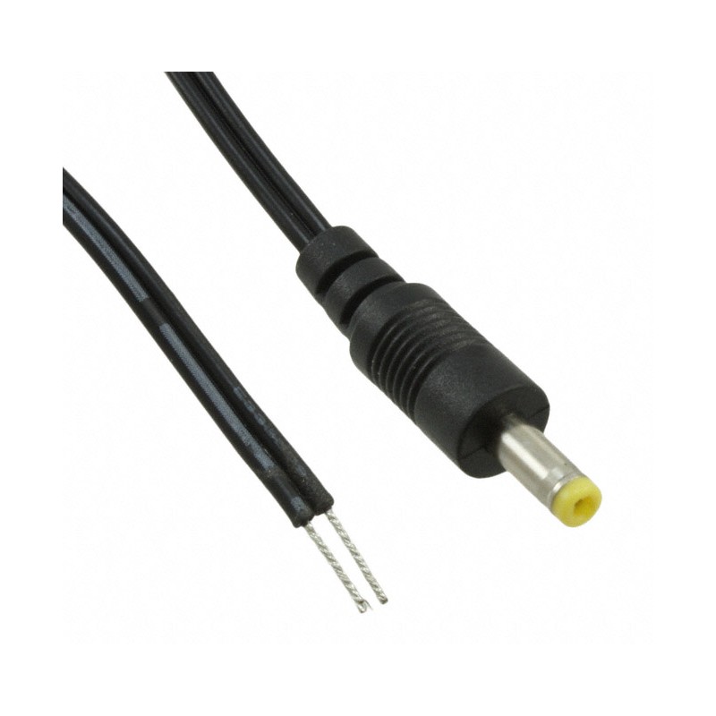 10 pcs : CA-2194 - Cable Assembly 1.7mm ID, 4.0mm OD Plug to Wire Leads Flat 6.0' (1.83m)