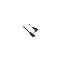 10 pcs : CA-2214 - Cable Assembly 1.35mm ID, 3.5mm OD Jack to Plug, Right Angle Flat 6.0' (1.83m)