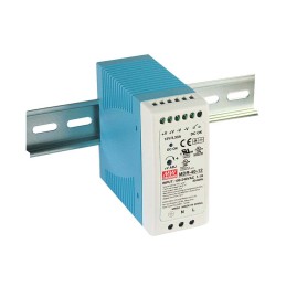 1 pcs - MEAN WELL MDR Switch Mode DIN Rail Power Supply, 85 - 264V ac ac Input, 5V dc dc Output, 6A Output, 40W