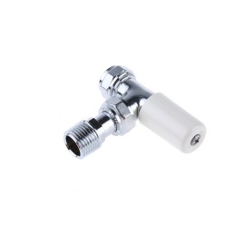 1 pcs - Pegler Yorkshire Chrome Plated Brass 15 mm Compression to 1/2 in BSP Manual Radiator Valve