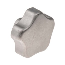 1 pcs - RS PRO Silver Multiple Lobes Clamping Knob, M8, Threaded Hole