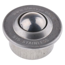 1 pcs - ALWAYSE Ball Transfer Unit with 15mm diameter Stainless Steel ball