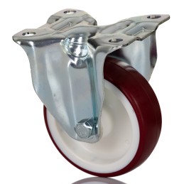 1 pcs - Tente Fixed Castor Wheel, 150kg Capacity, 100mm Wheel