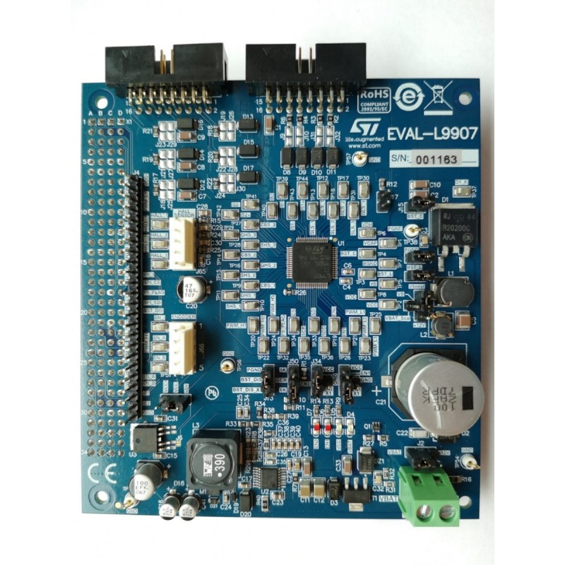 1 pcs - STMicroelectronics Evaluation Board for L9907 for L9907 Highly Integrated 3-Phase BLDC Motors