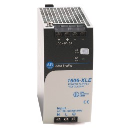 1 pcs - Rockwell Automation 1606 DIN Rail Power Supply, 100 - 240 V ac, 110 - 150 V dc ac, dc Input, 24V dc