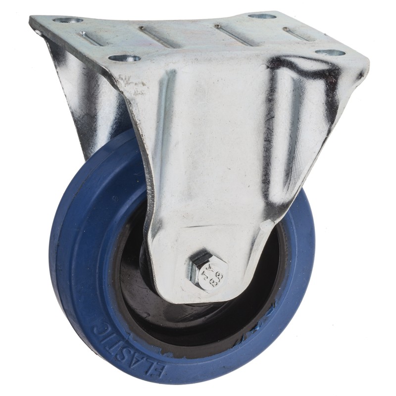 1 pcs - RS PRO Fixed Castor Wheel, 180kg Capacity, 100mm Wheel