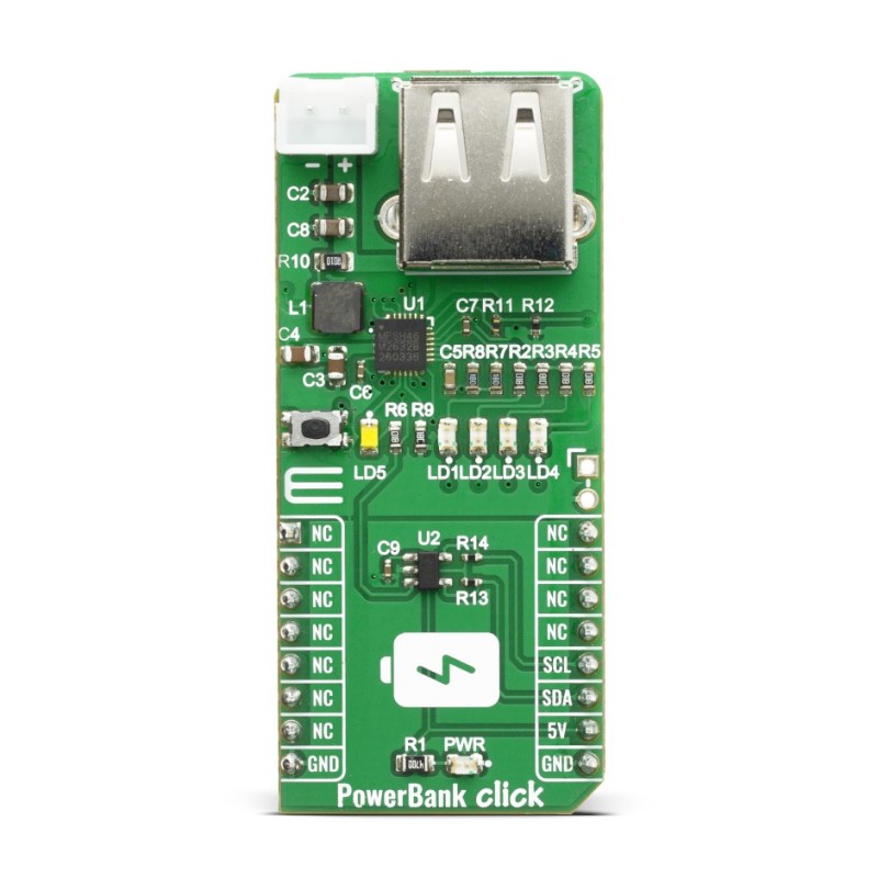 1 pcs - MikroElektronika PowerBank Click Battery Charger for MP2632B for Power Banks