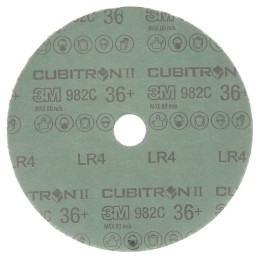1 Box of 25 - 3M Cubitron™ II Ceramic Grinding Disc, 178mm, P80 Grit, 3M™ Cubitron™ II 982C