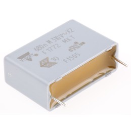 5 pcs - Vishay F1772 Polyester Film Capacitor, 310V ac, ±20%, 680nF, Through Hole