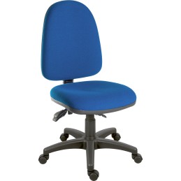 1 pcs - RS PRO Blue Fabric Lab Chair, 120kg Weight Capacity