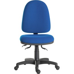 1 pcs - RS PRO Blue Fabric Lab Chair, 120kg Weight Capacity