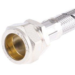 1 pcs - RS PRO Hose Assembly, Female BSP 3/4in to Compression 22mm, 15 bar, 300mm Long