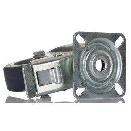 1 pcs - Tente Braked Swivel Castor Wheel, 60kg Capacity, 75mm Wheel