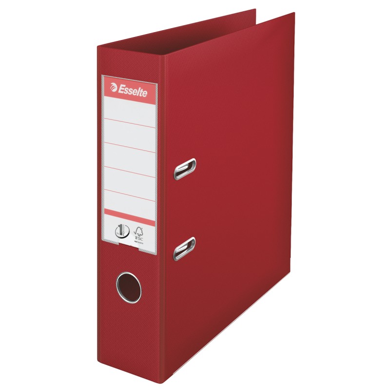 1 pcs - Esselte Red A4 Lever Arch Ring Binder