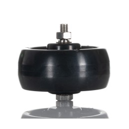 1 pcs - Tente Black Corrosion Resistant Trolley Wheel, 100kg