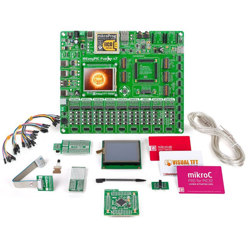 1 pcs - MikroElektronika mikroLAB for PIC32 MCU Development Kit MIKROE-2011