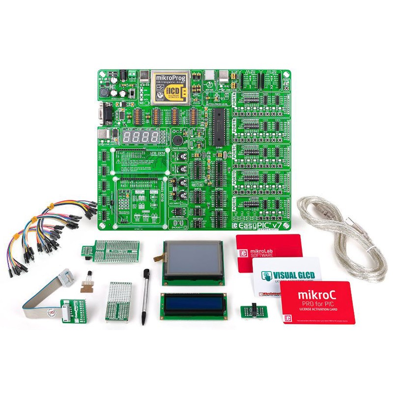 1 pcs - MikroElektronika mikroLAB for PIC MCU Development Kit MIKROE-2005