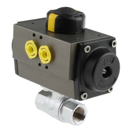1 pcs - RS PRO Ball type Pneumatic Actuated Valve, BSP 1/2in, 40 bar
