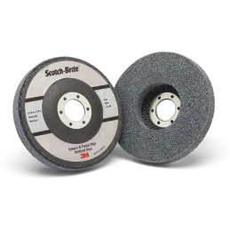 1 Box of 5 - 3M Scotch-Brite™ PRO DP-UD Ceramic Deburring & Finishing Wheel, 114.3mm Diameter, Coarse