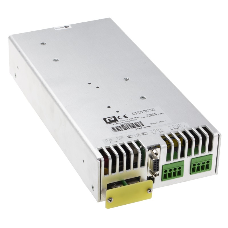 1 pcs - RS PRO DC AC Inverter, 48V dc Input, 230V ac Output, Railway Approved