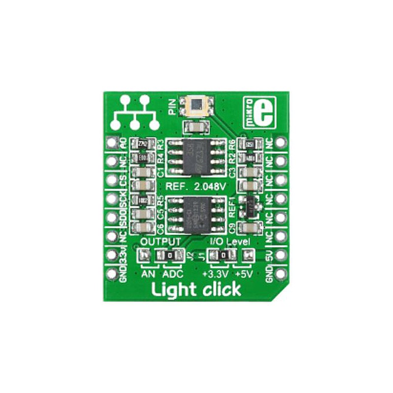 1 pcs - MikroElektronika Light Sensor Add On Board MikroBUS