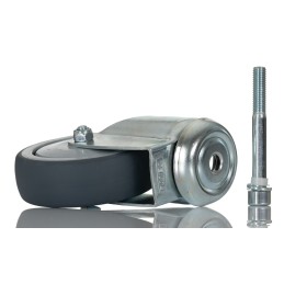 1 pcs - Tente Swivel Castor Wheel, 80kg Capacity, 100mm Wheel