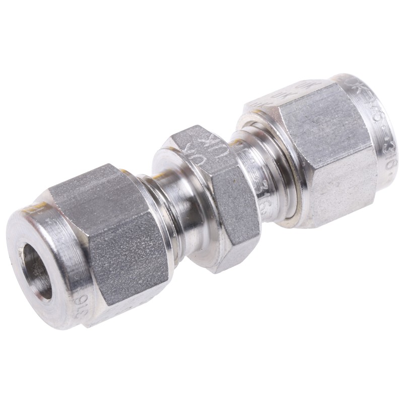 1 pcs - Parker Stainless Steel Pipe Fitting, Straight Union