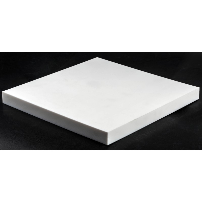 1 pcs - RS PRO Natural Plastic Sheet, 500mm x 500mm x 30mm