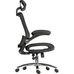 1 pcs - RS PRO Black Mesh Executive Chair, 150kg Weight Capacity