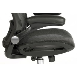 1 pcs - RS PRO Black Mesh Executive Chair, 150kg Weight Capacity