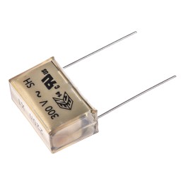 5 pcs - KEMET PME271 Paper Capacitor, 300V ac, ±10%, 220nF, Through Hole