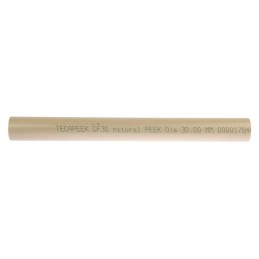 1 pcs - RS PRO Beige Polyetheretherketone PEEK Rod, 300mm x 30mm Diameter