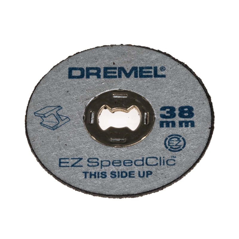 1 Box of 5 - Dremel Silicon Carbide Cutting Disc, 38mm x 1.12mm Thick, 5 in pack