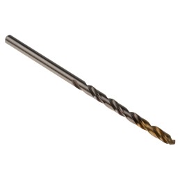 1 Box of 5 - Dormer A002 Series HSS-TiN Twist Drill Bit, 3.1mm Diameter, 65 mm Overall