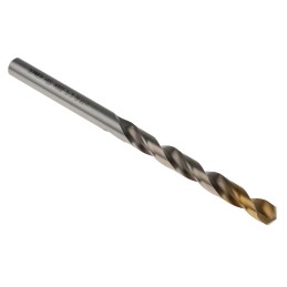 1 Box of 5 - Dormer A002 Series HSS-TiN Twist Drill Bit, 5.3mm Diameter, 86 mm Overall