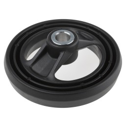 1 pcs - RS PRO Black Glass-Fibre Reinforced Technopolymer Hand Wheel, 126mm diameter