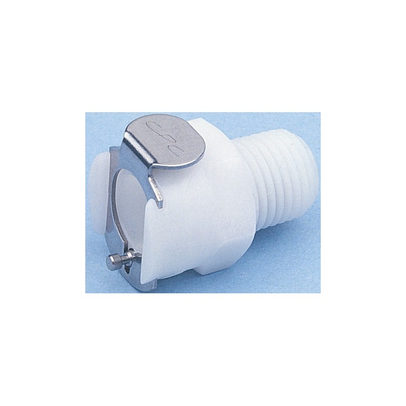 1 pcs - Colder Products Hose Connector, Straight Hose Tail Coupling 1/4in ID, 8.3 bar