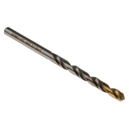 1 Box of 5 - Dormer A002 Series HSS-TiN Twist Drill Bit, 5.2mm Diameter, 86 mm Overall