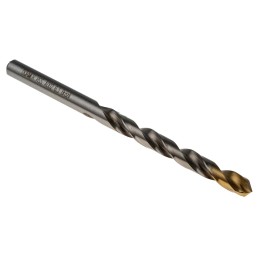 1 Box of 5 - Dormer A002 Series HSS-TiN Twist Drill Bit, 6.3mm Diameter, 101 mm Overall