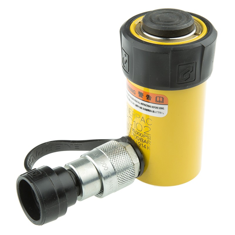 1 pcs - Enerpac Single, Portable General Purpose Hydraulic Cylinder, RC102, 10t, 54mm stroke