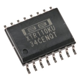 1 pcs - XTR110KU Texas Instruments, 4 - 20 mA Current Loop Transmitter 16-Pin SOIC