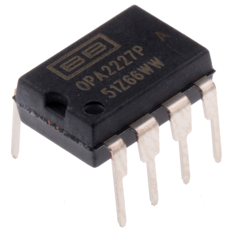 1 pcs - OPA2227PA Texas Instruments, Op Amp, 8MHz, 8-Pin PDIP