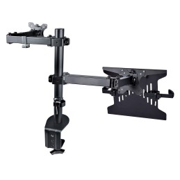 1 pcs - StarTech.com Desk Mounting Monitor Arm, Laptop Tray for 1 x Screen, 34in Screen Size