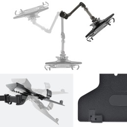 1 pcs - StarTech.com Desk Mounting Monitor Arm, Laptop Tray for 1 x Screen, 34in Screen Size