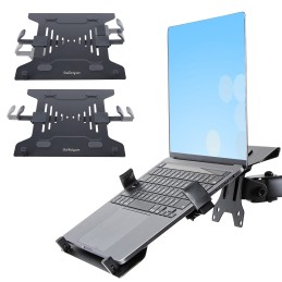 1 pcs - StarTech.com Desk Mounting Monitor Arm, Laptop Tray for 1 x Screen, 34in Screen Size