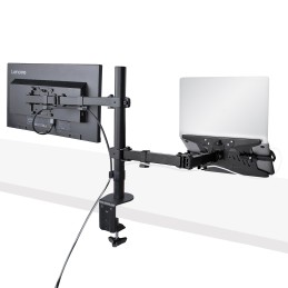 1 pcs - StarTech.com Desk Mounting Monitor Arm, Laptop Tray for 1 x Screen, 34in Screen Size