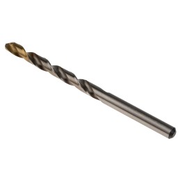 1 Box of 5 - Dormer A002 Series HSS-TiN Twist Drill Bit, 5.1mm Diameter, 86 mm Overall