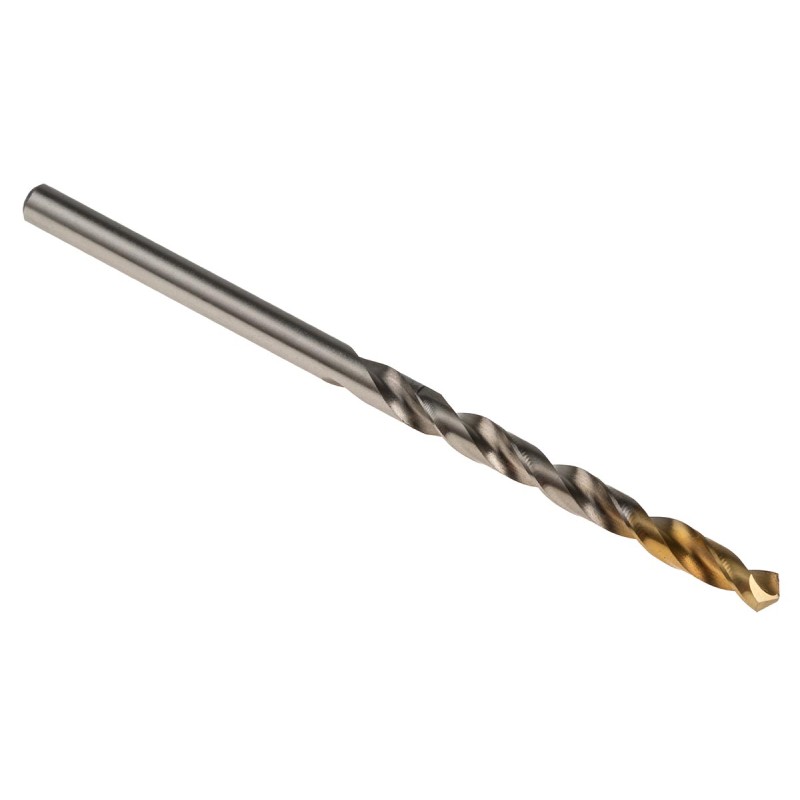 1 Box of 5 - Dormer A002 Series HSS-TiN Twist Drill Bit, 3.6mm Diameter, 70 mm Overall